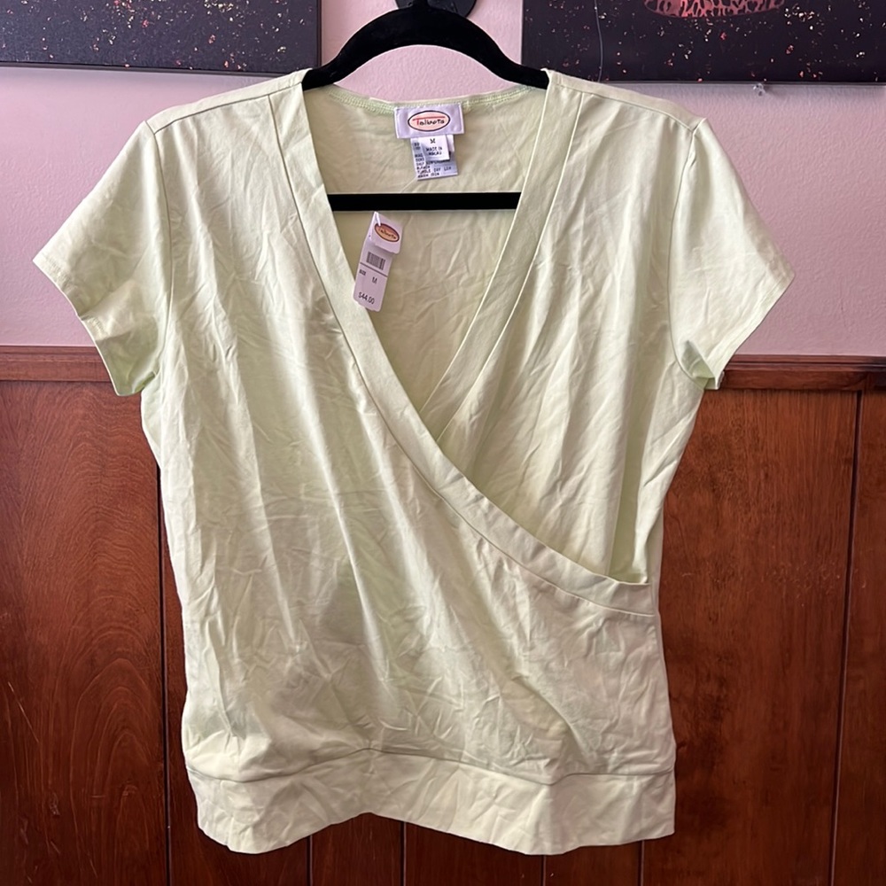 Vintage Talbots crossover shirt
